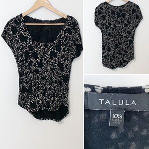 #37 - Talula | Aritzia Print Scoop Blouse - XXS